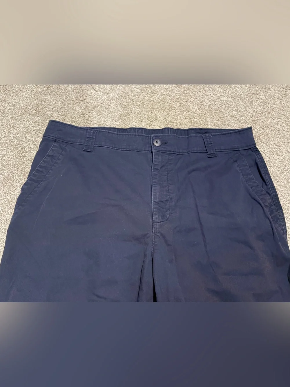 Old Navy Women’s Navy Straight-Leg Chinos - Picture 6 of 8